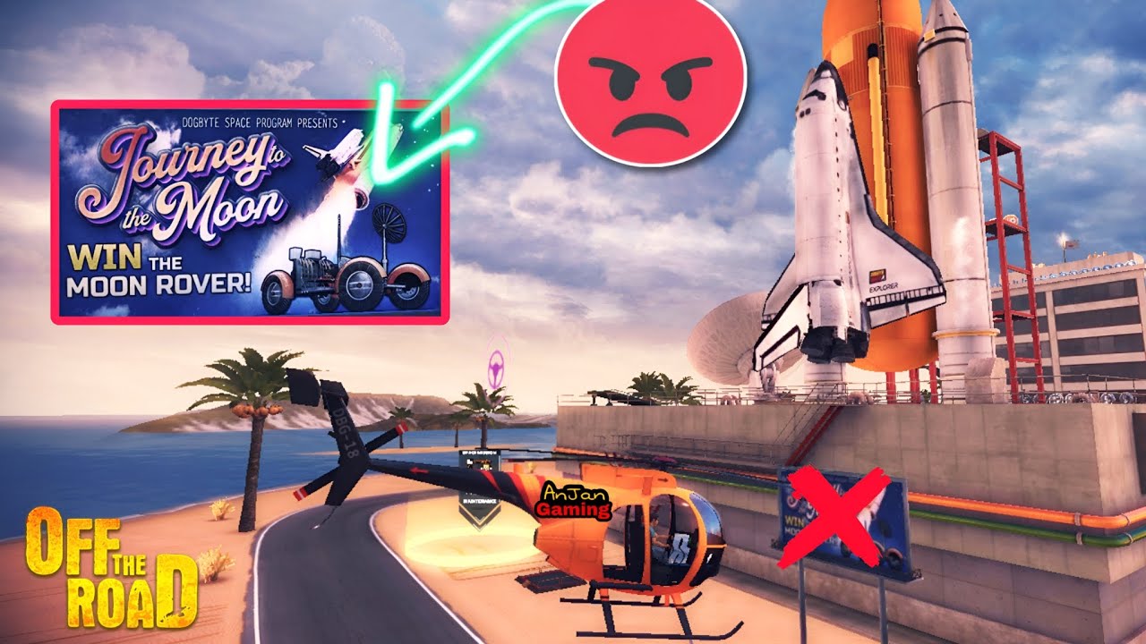 Off The Road Journey to Moon & no Win Moon Rover 😡🚀