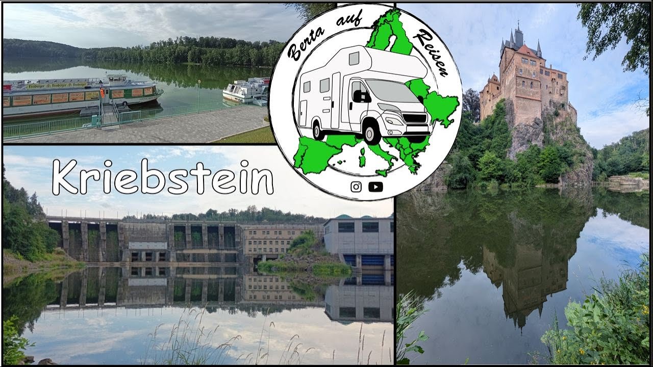 Talsperre + Burg Kriebstein (Sachsen) mit dem Wohnmobil