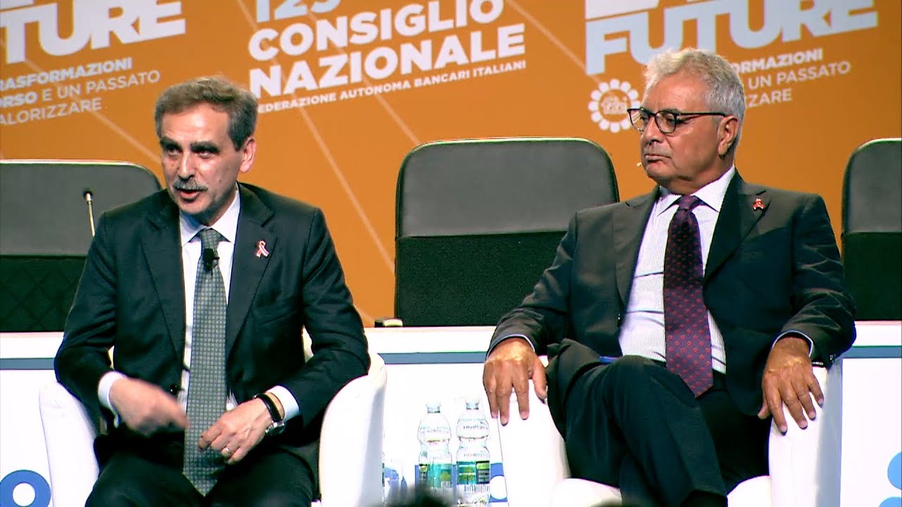 LUIGI LOVAGLIO A CONFRONTO CON SILEONI AL 129° CONSIGLIO NAZIONALE DELLA FABI