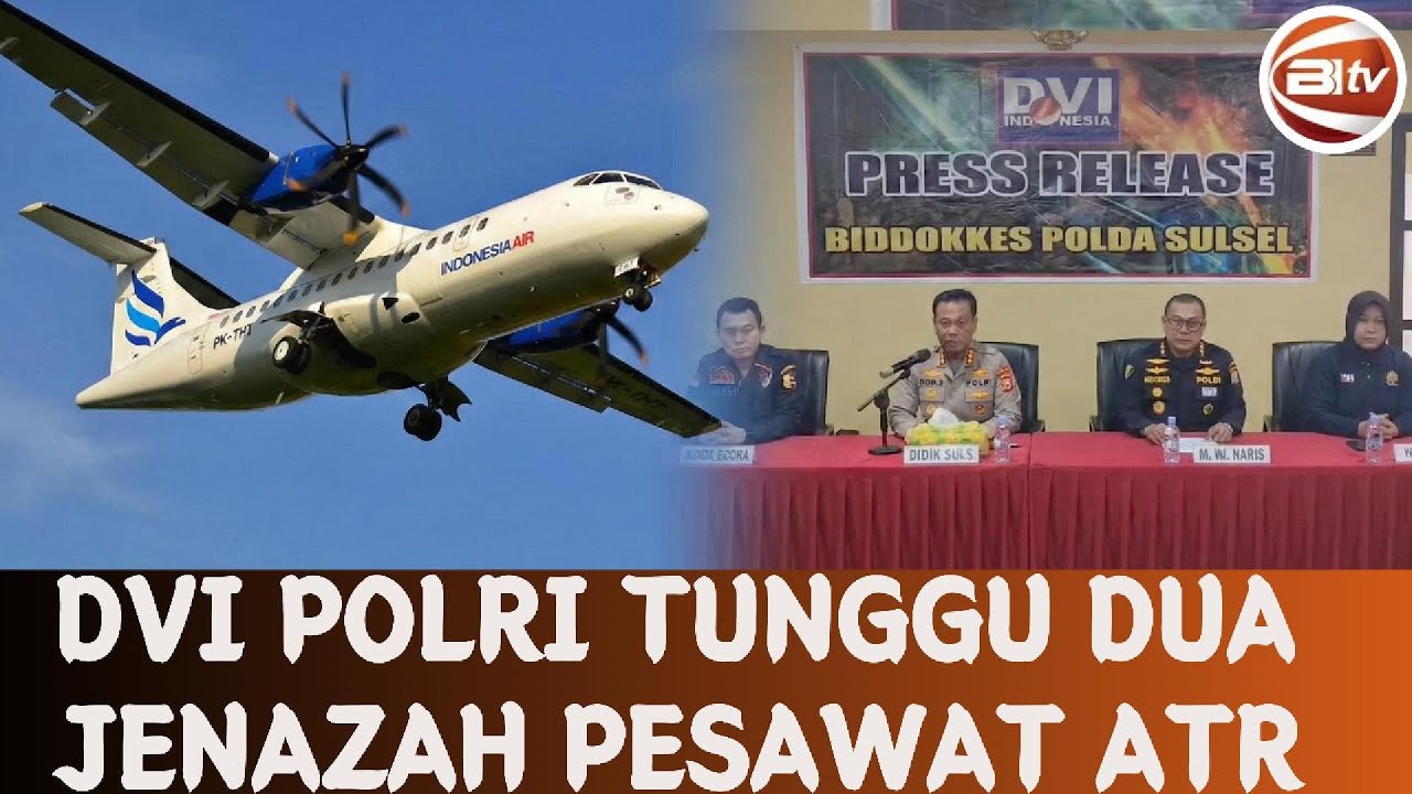 DVI Polri Masih Tunggu Dua Jenazah Korban Pesawat ATR 42-500