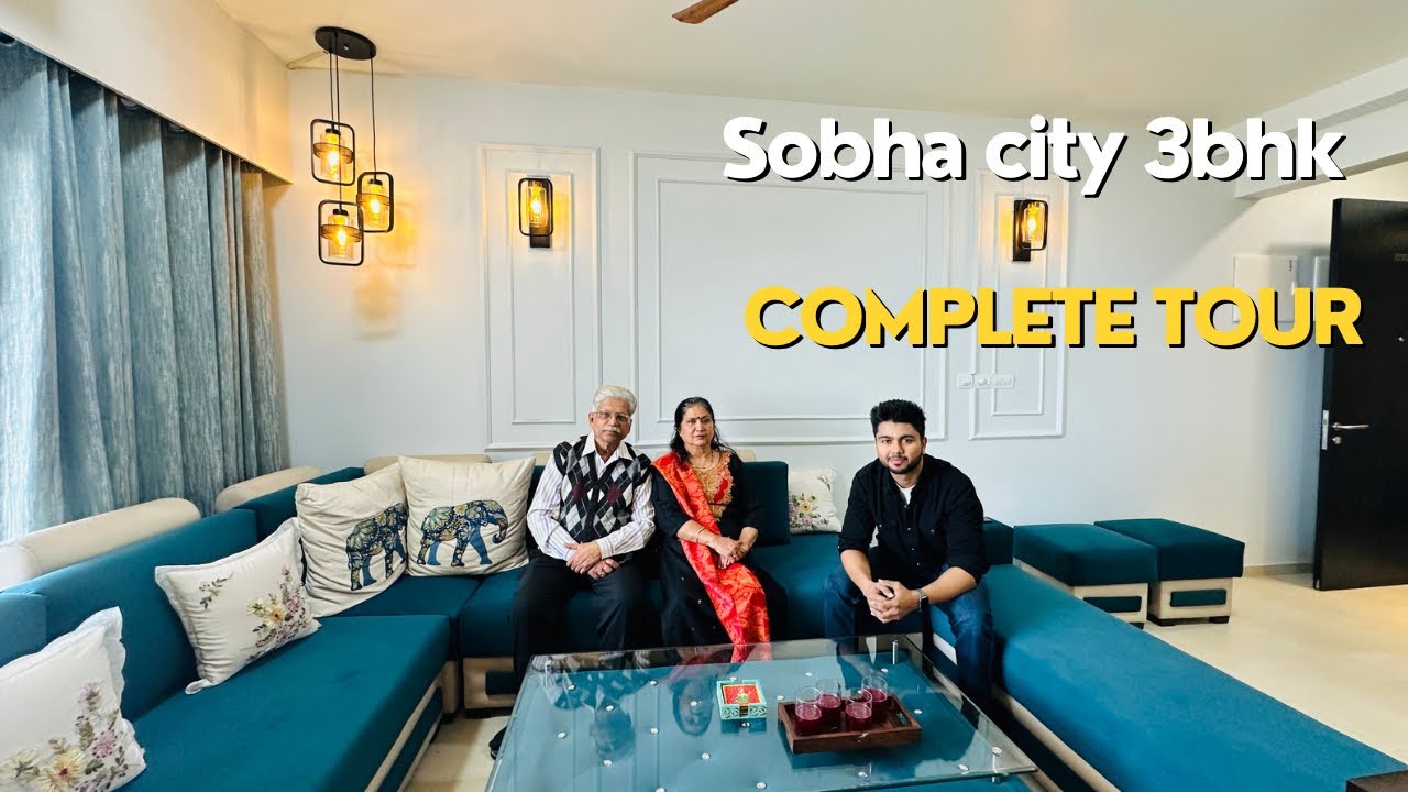 3bhk flat interior at Sobha city|| Dwarka Expressway Sec-108 ||#gurgaon #interior #dwarkaexpressway