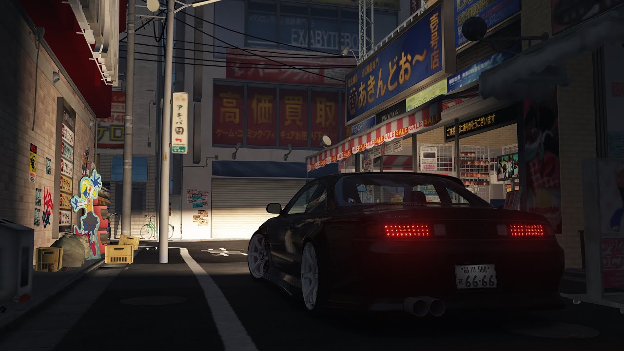 Assetto Corsa Drift training Nissan Silvia S14