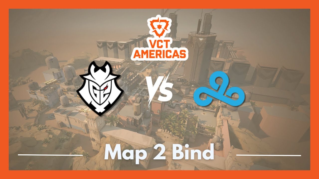 G2 vs C9 | VCT Americas Kickoff | Map 2 Bind