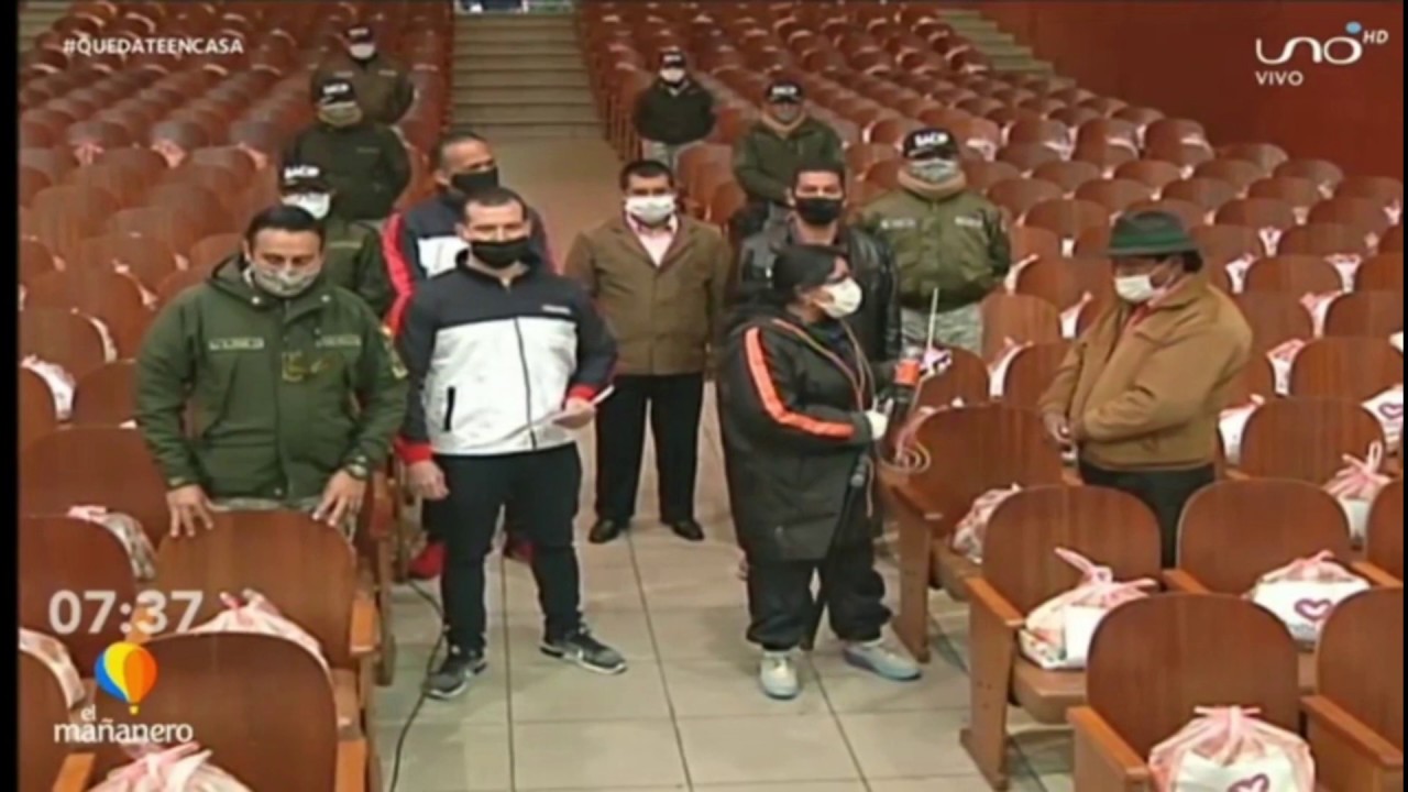cobertura Red Uno La Paz en vivo Iglesia “Pare de Sufrir” donará 400 canastas a la provincia Pacajes