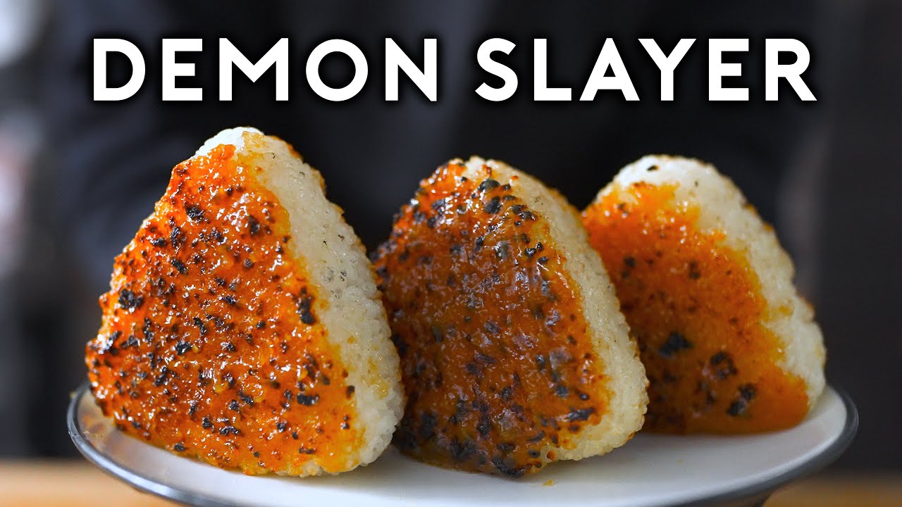 Alvin Makes the Yaki Onigiri from Demon Slayer