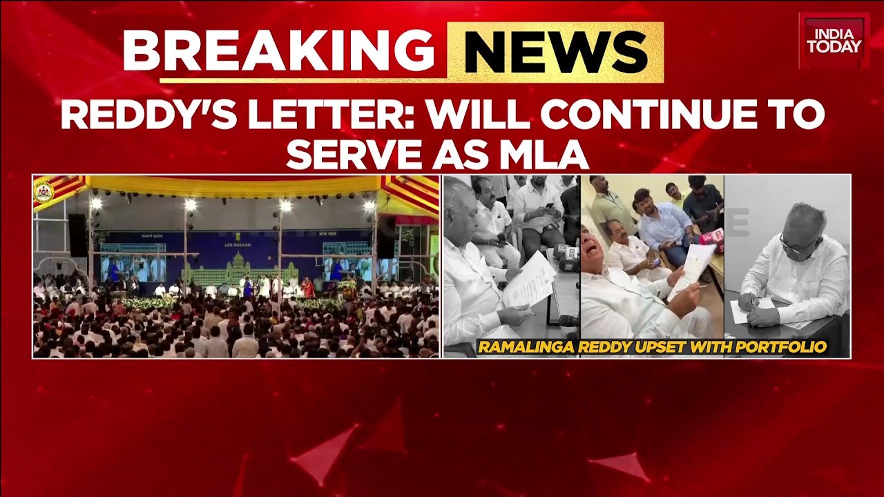 Karnataka Cabinet Crisis Deepens As Ramalinga Redddy Quits Over Portfolio Allocation | India Today