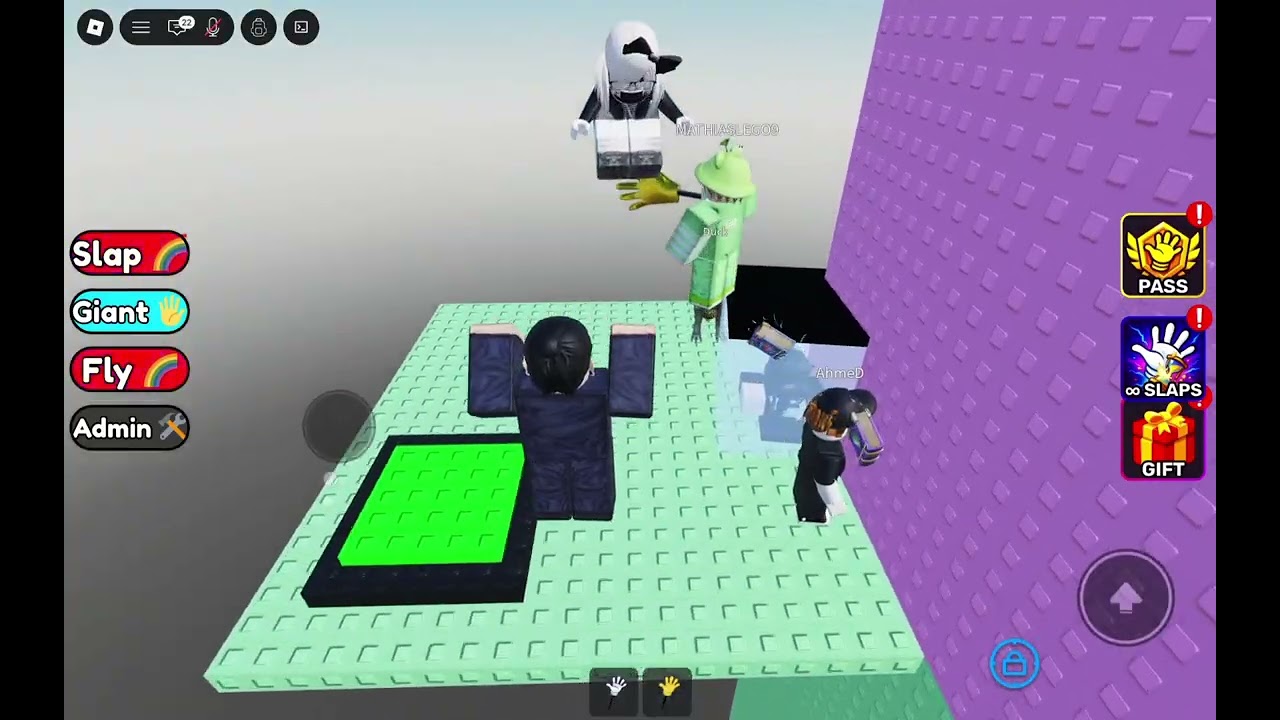 Playing slap tower