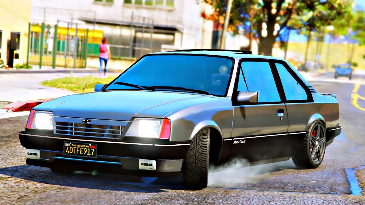 FUGA INSANA da POLICIA COM CHEVROLET MONZA CLASSIC - GTA 5 MODS