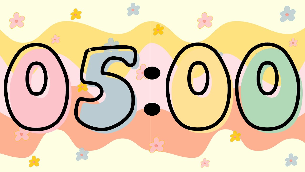 5 Minute Groovy Themed Timer