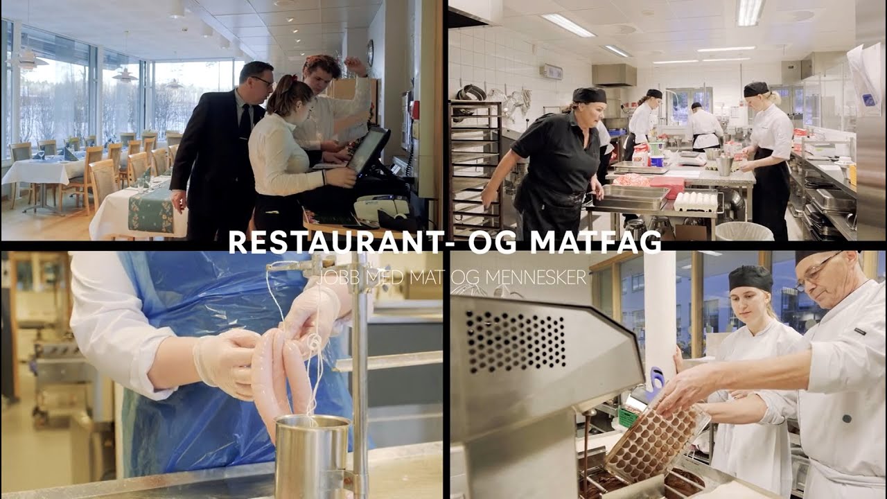 Restaurant  og matfag på tre minutter