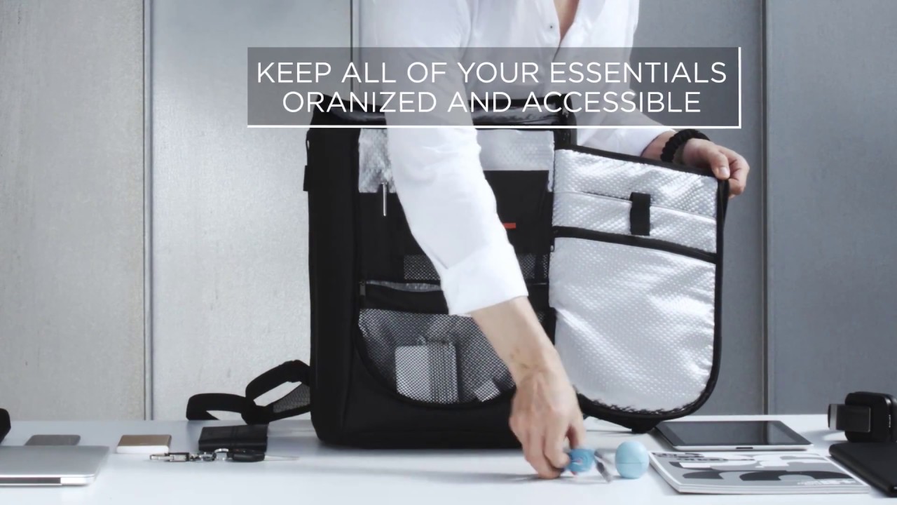 Discover inside stylish backpack | ZERO-G | KEEP PURSUING