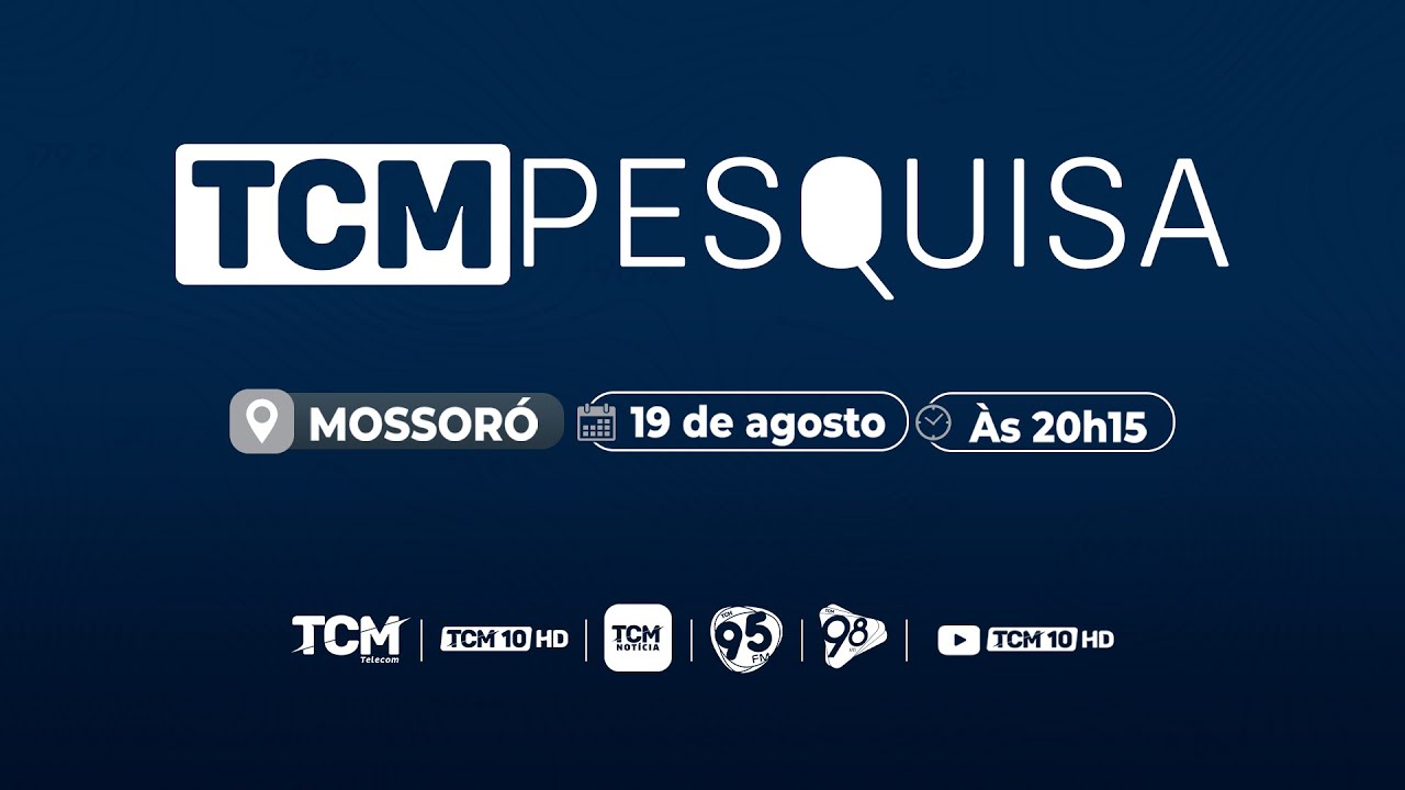 🔴 (AO VIVO) Eleições 2024 - TCM Pesquisa Mossoró