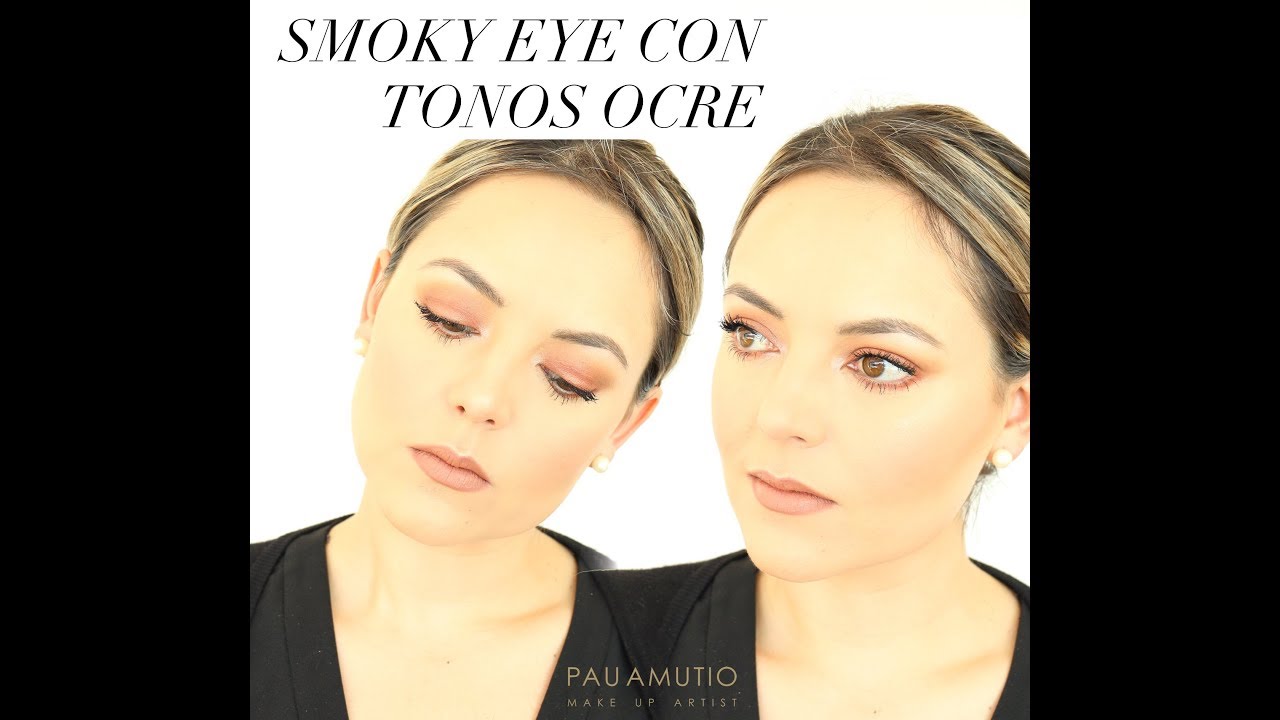 Smoky Eye con tonos ocre