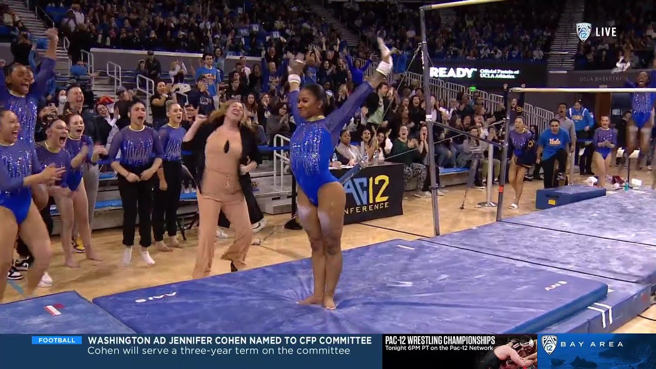 UCLA&rsquo;s Jordan Chiles earns perfect 10 on bars with phenomenal routine vs. No. 21 Stanford