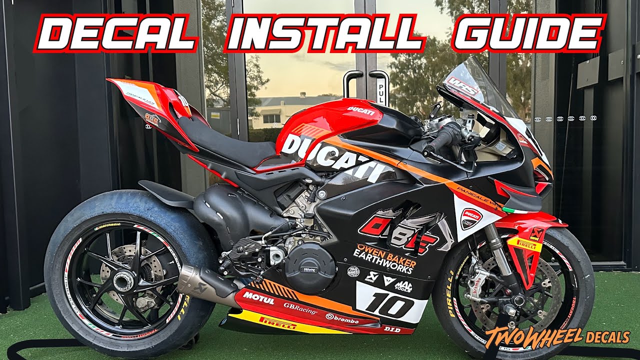 Decal Kit Install Guide - Ducati Panigale V4 - Two Wheel Decals