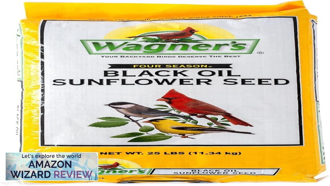 Wagner's 76027 Black Oil Sunflower Wild Bird Food 25-Pound Bag Review