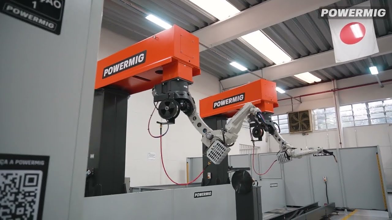 Célula de Soldagem Robotizada Powermig com Robô Panasonic - Discovery 8000