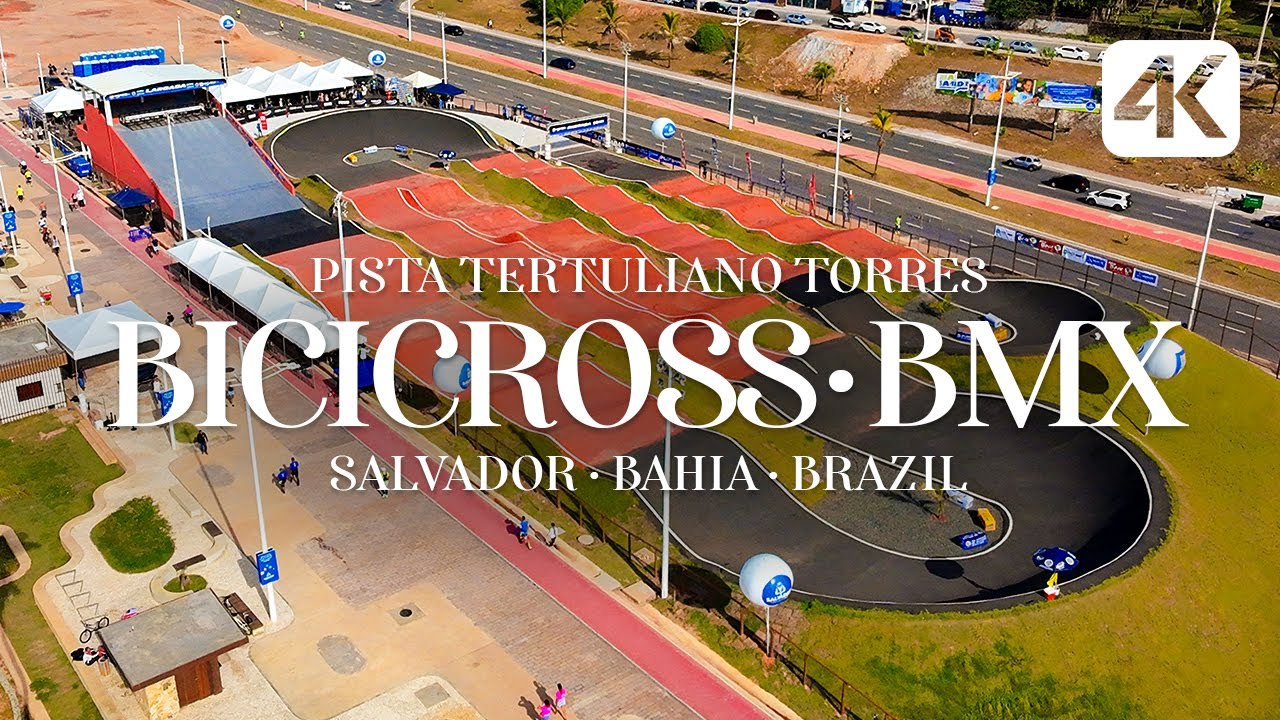 PISTA DE BICICROSS • BMX | DRONE SALVADOR • 4K HDR (Bahia • Brasil)