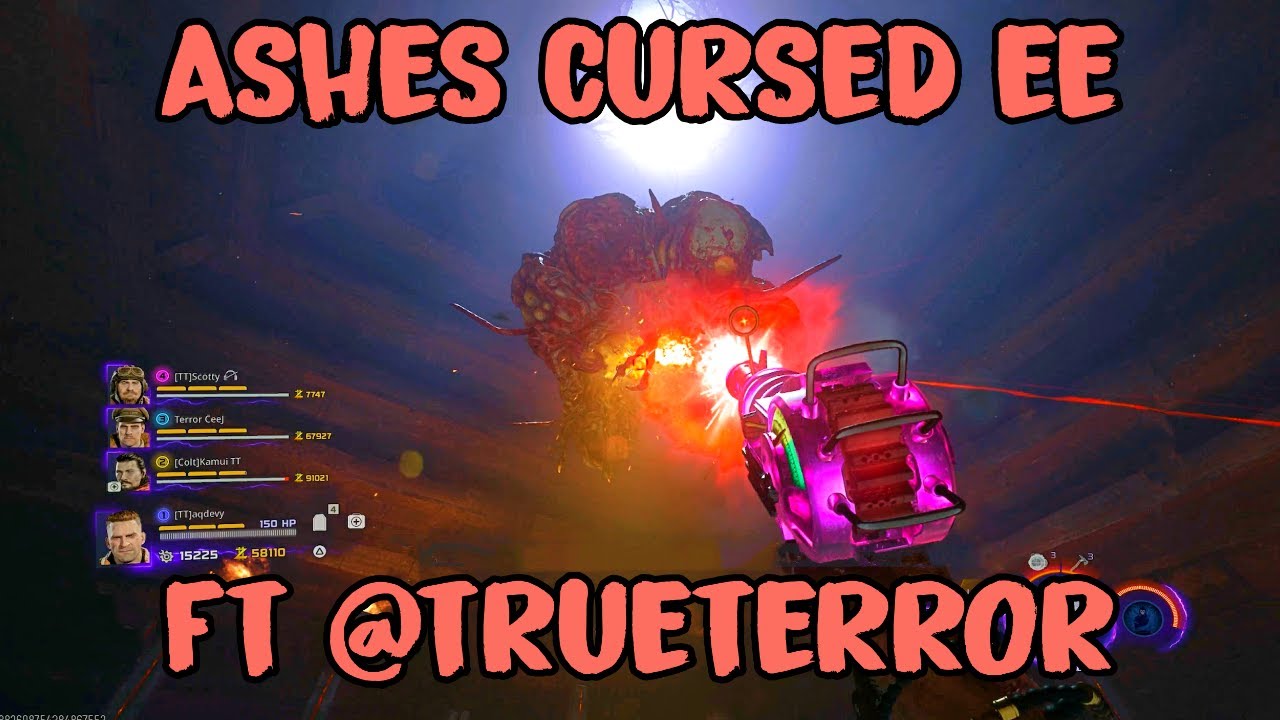 Ashes Cursed EE With TrueTerror! - I Joined A COD Team