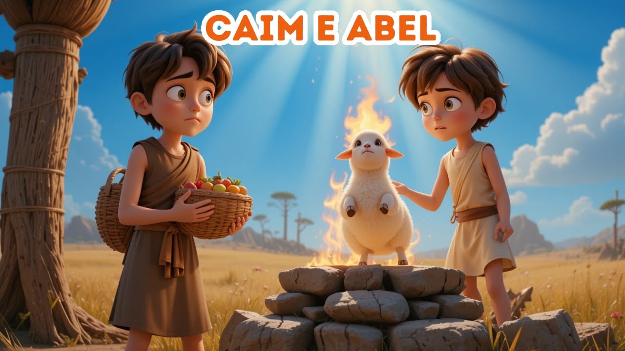 🎶 CAIM E ABEL - MÚSICA INFANTIL BÍBLICA #MUSICAINFANTILGOSPEL
