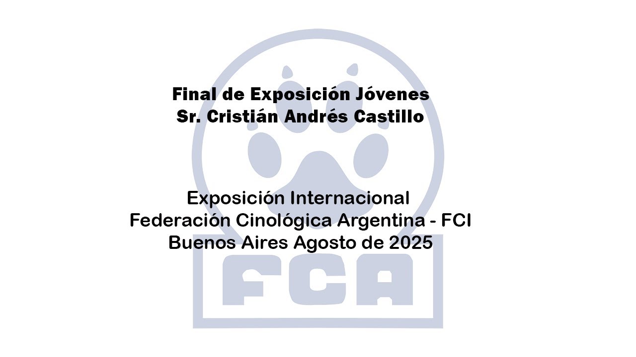 Exposición Internacional de la Federación Cinológica Argentina