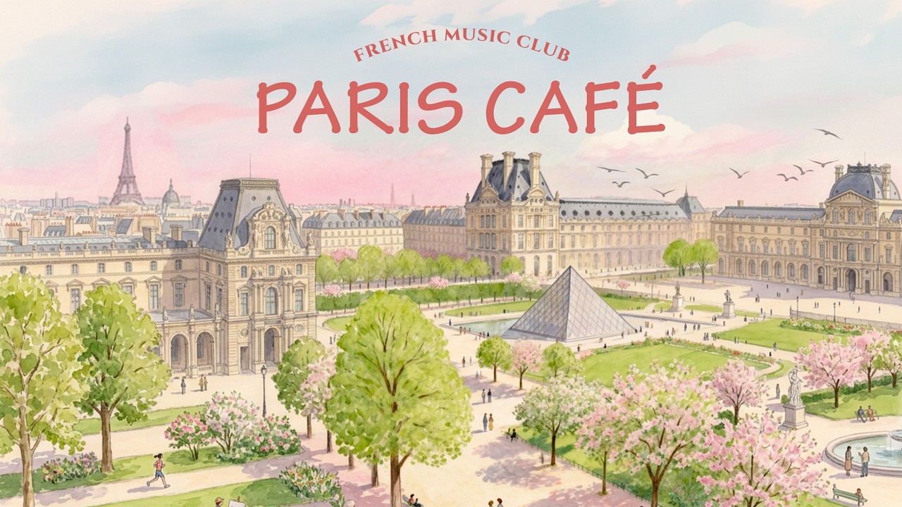 𝐏𝐚𝐫𝐢𝐬 𝐒𝐚𝐤𝐮𝐫𝐚 𝐂𝐚𝐟𝐞́ 🌸 Relaxing French Instrumental Music &mdash; Spring Caf&eacute; Playlist | Relax & Focus