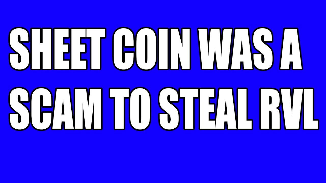 Sheet Coin Was A Scam to Steal Ravencoin Lite