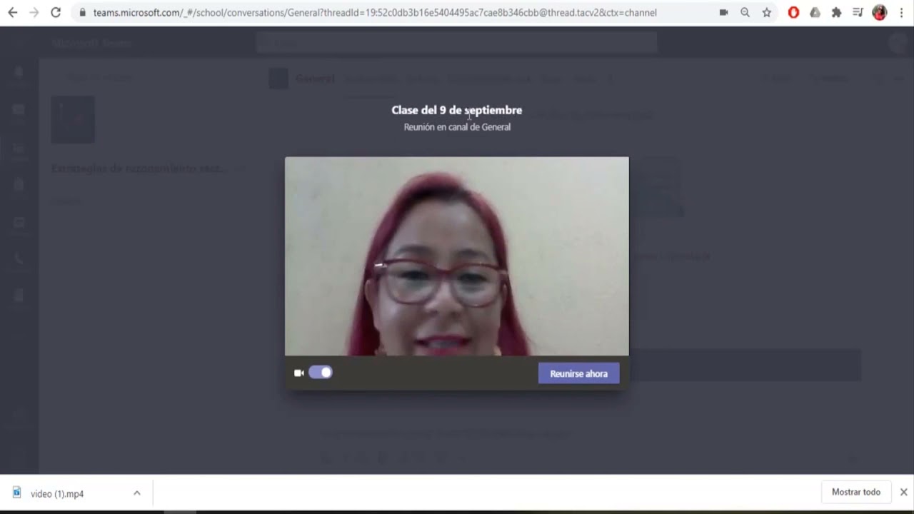 Uso de Teams en el rol del profesor