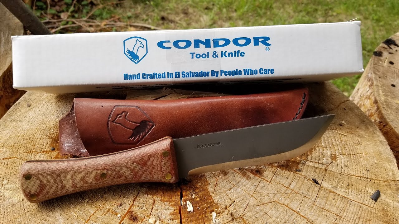 Обзор ножа Condor Primitive Camp Knife с фиксированным клинком. Сталь 1095HC, общая длина: рукоят...