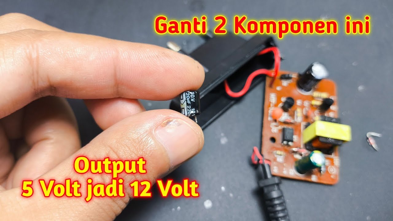 SANGAT MUDAH UBAH CAS HP BEKAS JADI 12 VOLT