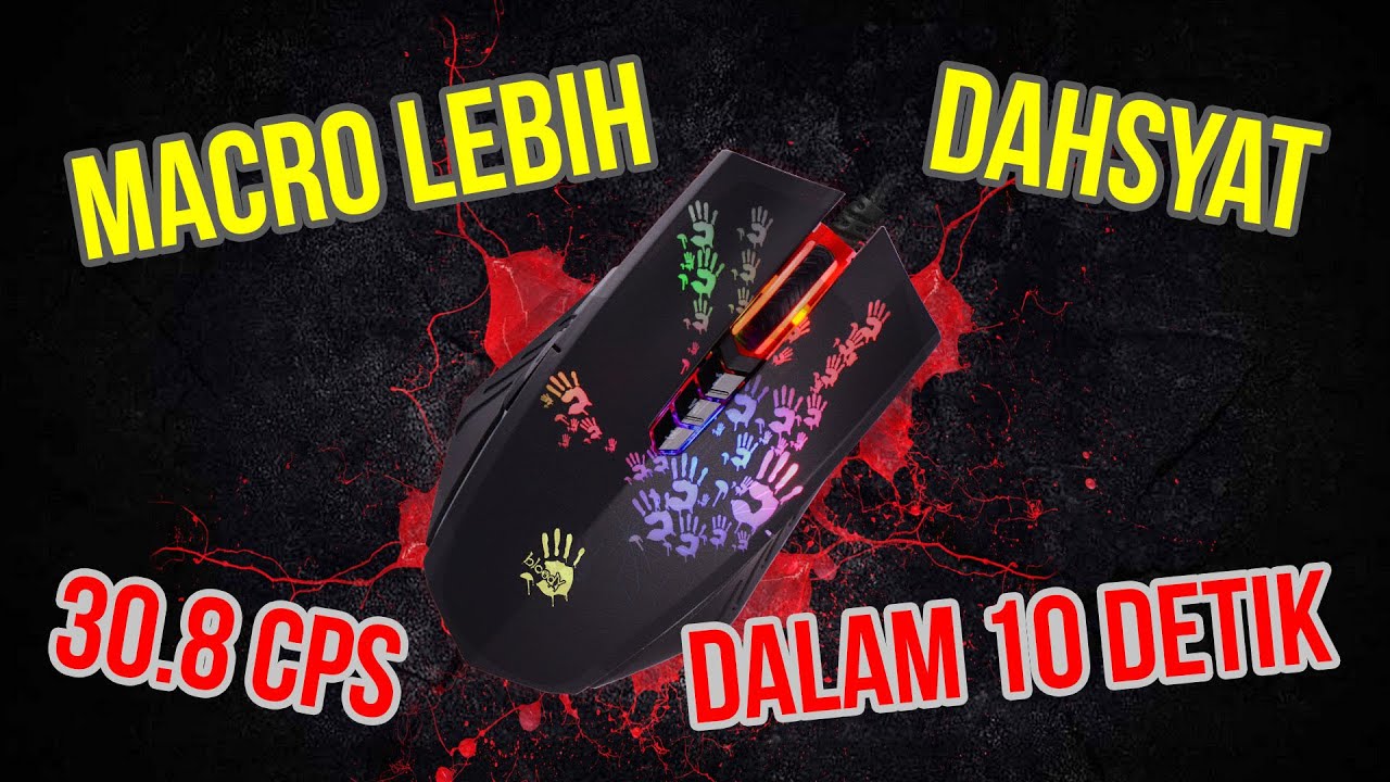 NGGAK PERLU DRAG CLICK!! Cara Setting Macro Mouse Bloody