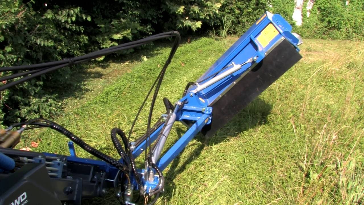 Flail Mower with Side Shift attachment for mini loaders MultiOne
