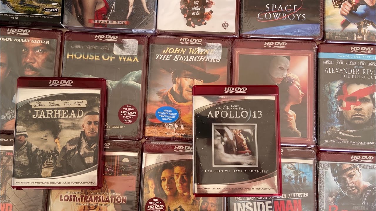 Unboxing dużej paczki HD-DVD z Kanady
