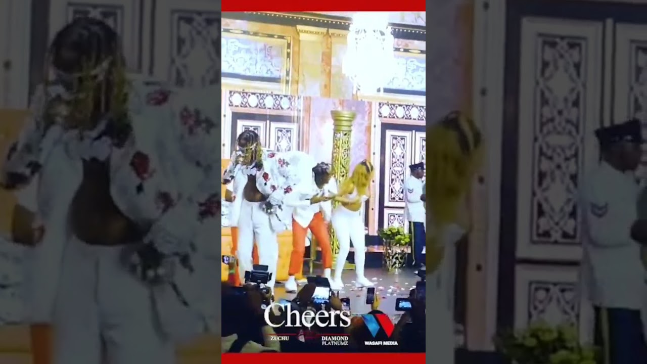 #chitaki  diamond platnumz on stage #happynewyear