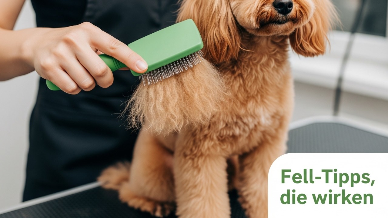 Fellpflege beim Pudel: Tipps f&uuml;r ein gl&auml;nzendes und gesundes Fell😍🐕