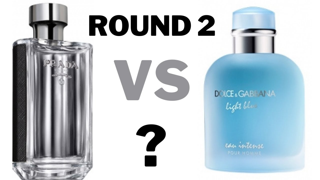 PRADA L'HOMME vs DOLCE & GABBANA Light Blue Eau Intense