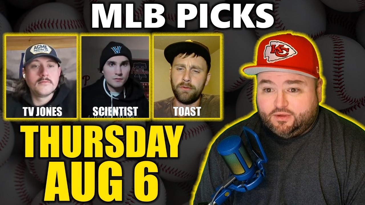 MLB Picks with Kyle Kirms | Thursday August 6th