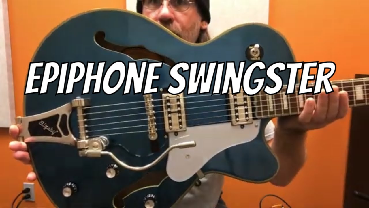 Epiphone Swingster Royale Blue Demo