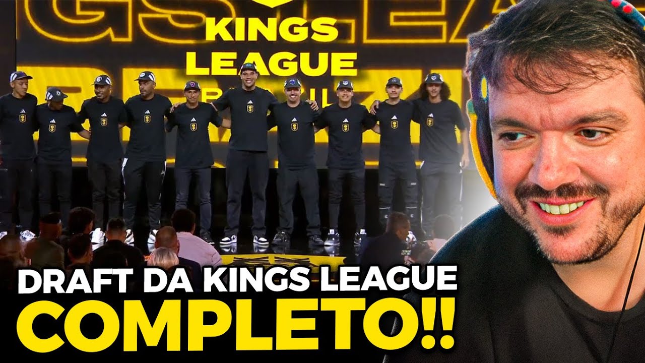 O DRAFT COMPLETO DA KINGS LEAGUE BRASIL | CORTES DO GAULES