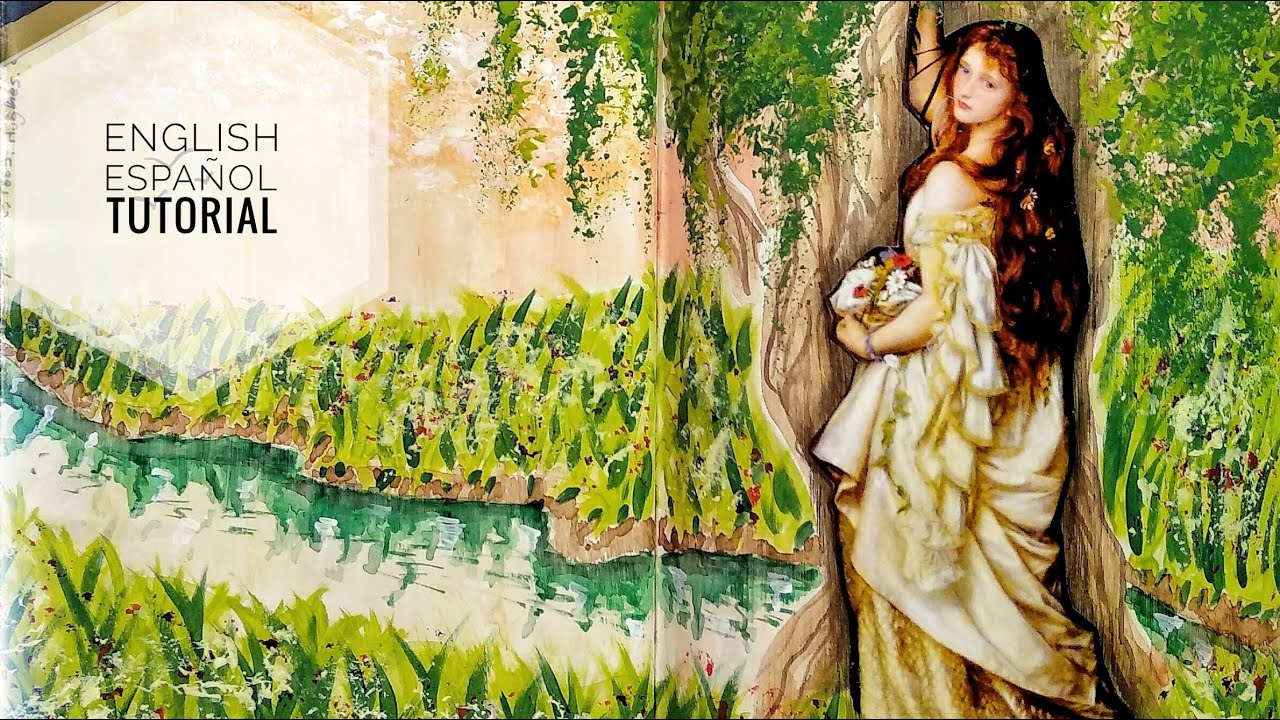 Art journal ~ Acuarelas, acr&iacute;licos y Lindy's ~ Watercolours, acrylics and Lindy's