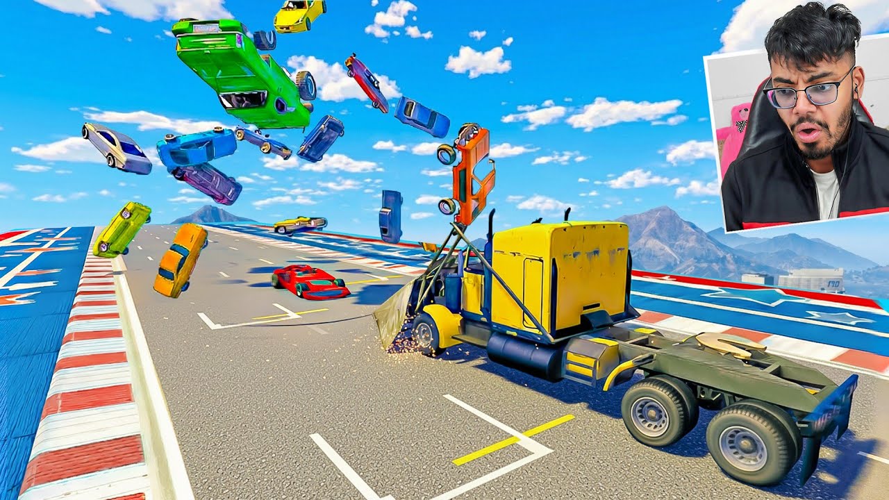 Oldest Cars Vs Cars Challenge 222.222% People Become Angry After This Race in GTA 5!