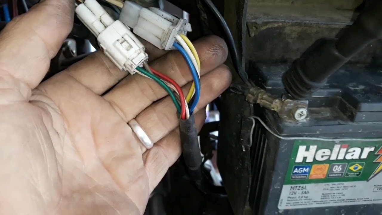 YBR 125 descarregando a bateria 2 a 3 dias