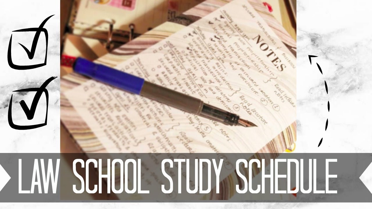LAW SCHOOL | Study Schedule Organization Tips & Memorization Advice | J Wong