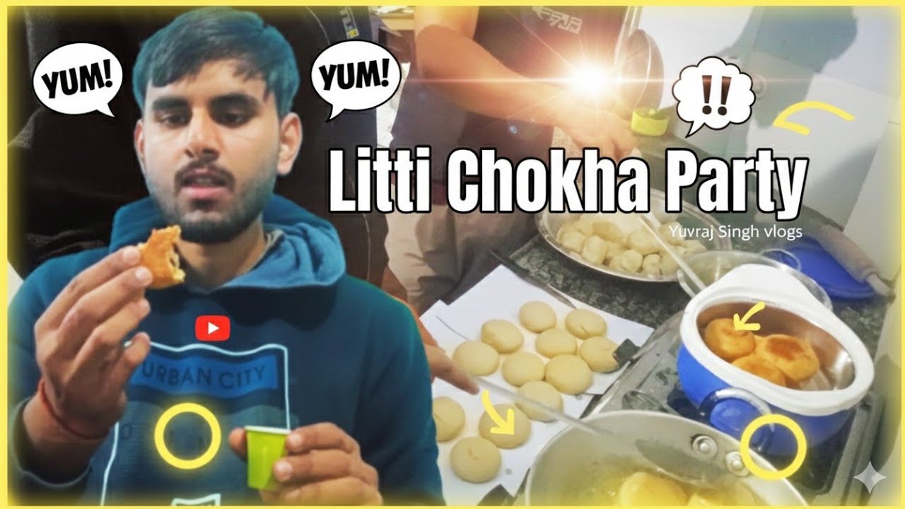 Bihar dish🥰... Vlog | litti banaya 😮 arun | yuvraj singh vlogs | vlogs