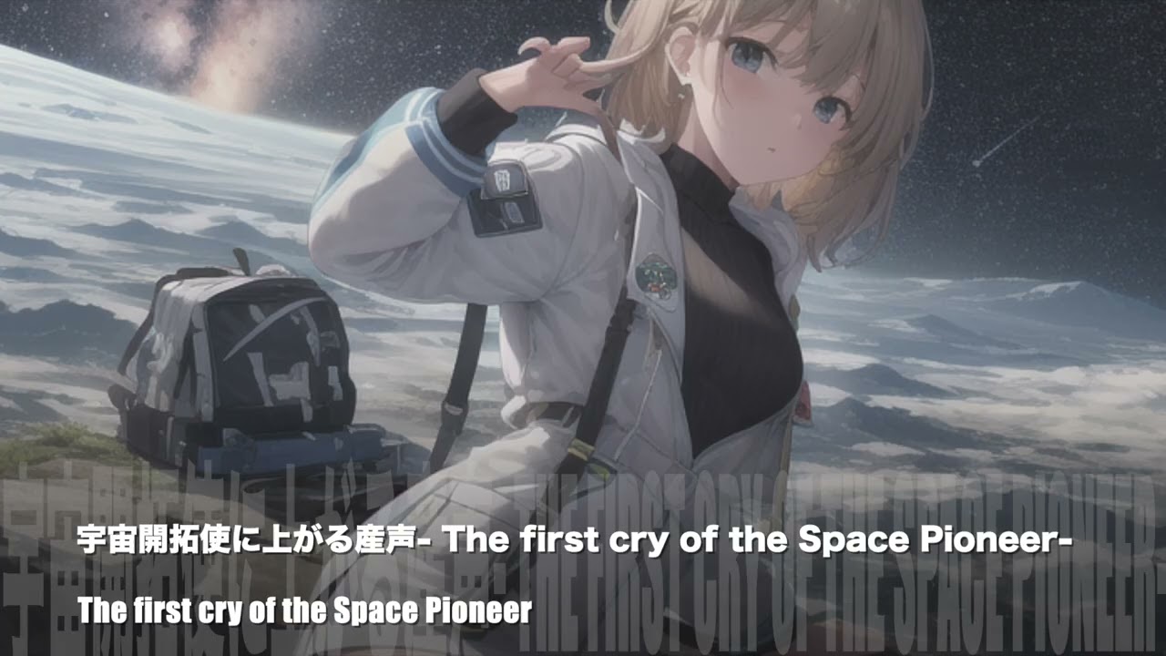 宇宙開拓使に上がる産声  The first cry of the Space Pioneer