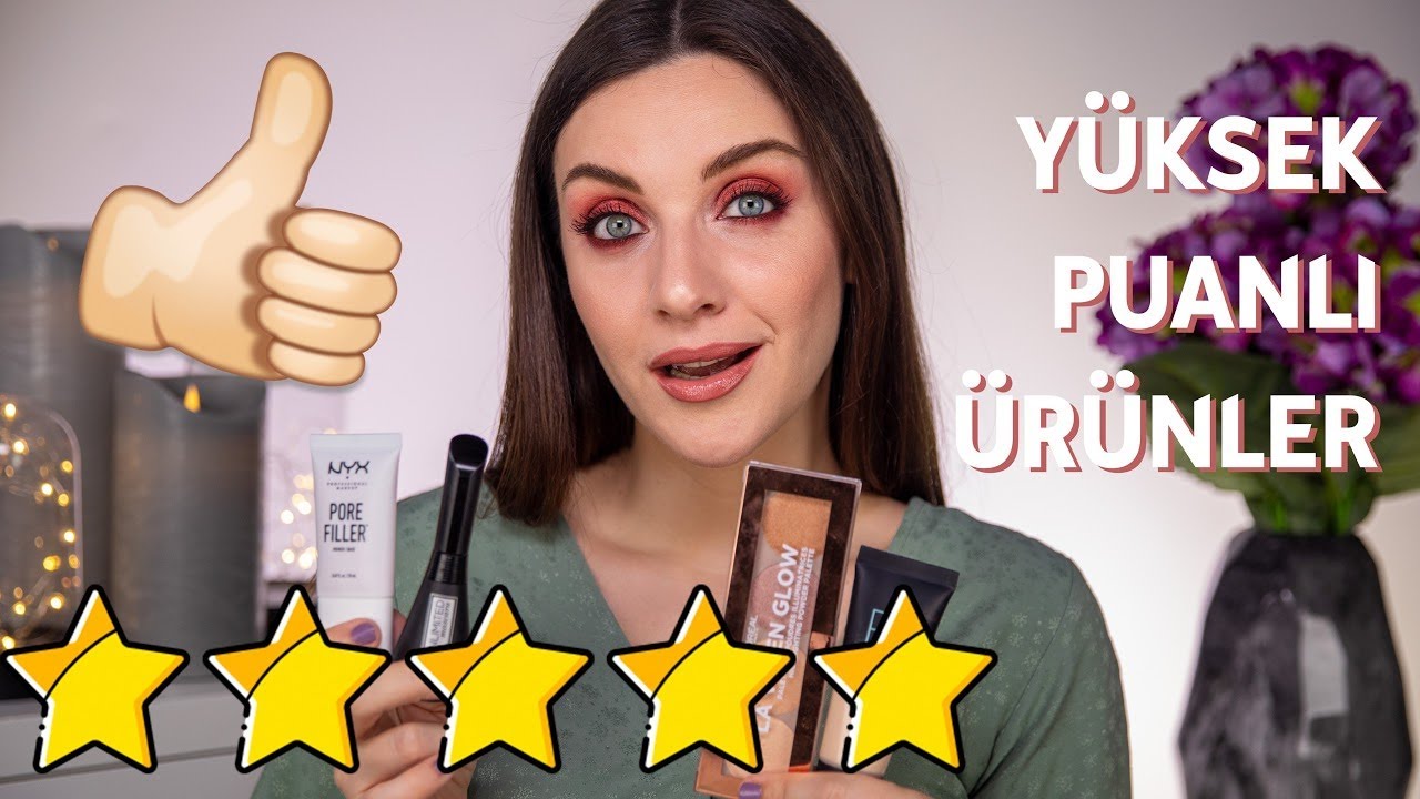 YÜKSEK PUANLI ÜRÜNLERLE MAKYAJ  ⭐⭐⭐⭐💄