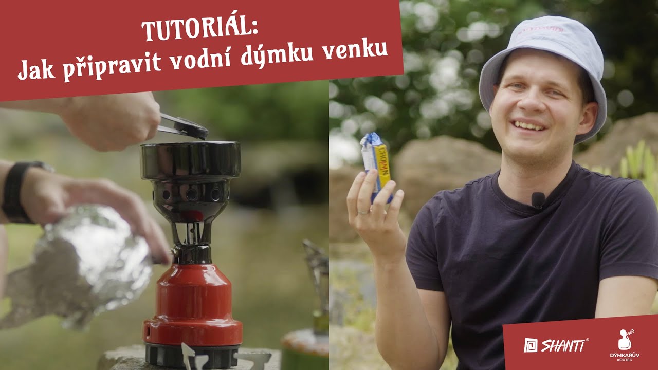 Dýmkařský tutoriál - Jak si připravit vodní dýmku venku | SHANTI.cz