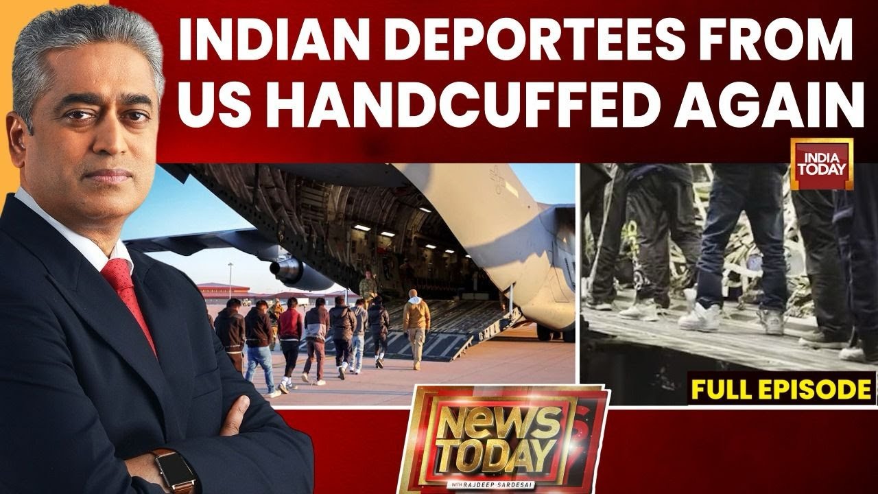 News Today With Rajdeep Sardesai: Deportation Phenomenon Decoded | Indian Deportees From US Cuffed