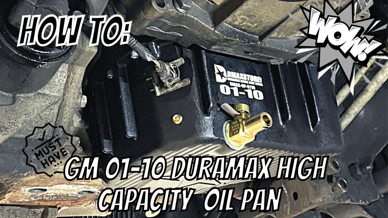DMAXStore High Capacity Oil Pan Install 2001-2010 Duramax Diesel