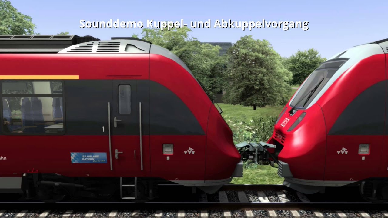 Versystem-Sounddemo BR442 Kuppel- und Abkuppelvorgang